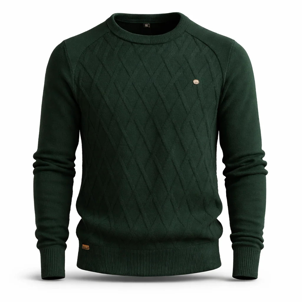 Men's Cable Knit Sweater Regular Fit