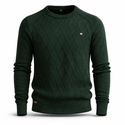 Men's Cable Knit Sweater Regular Fit