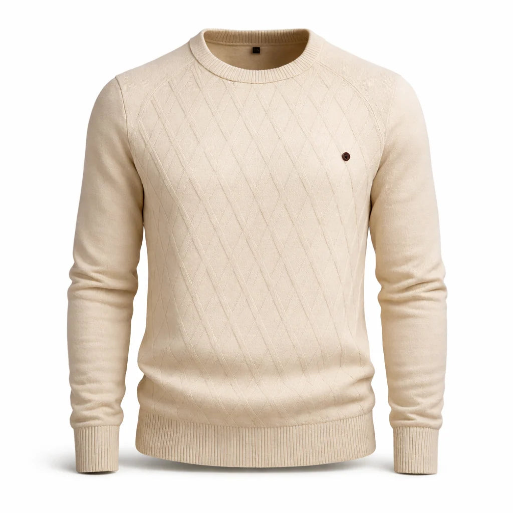 Men's Cable Knit Sweater Regular Fit
