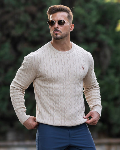 Men's Cable Knit Sweater