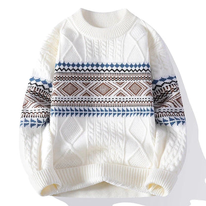 Men's Cable Knit Winter Sweater