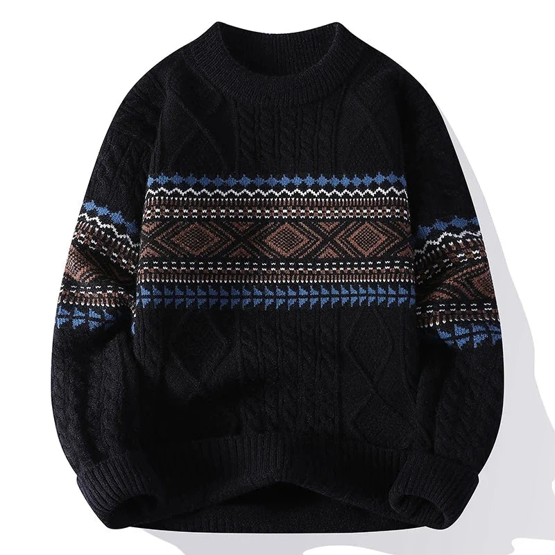 Men's Cable Knit Winter Sweater