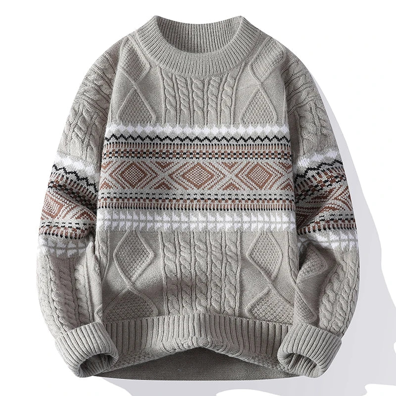 Men's Cable Knit Winter Sweater