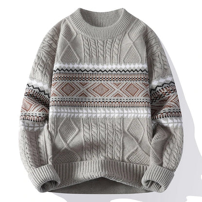 Men's Cable Knit Winter Sweater