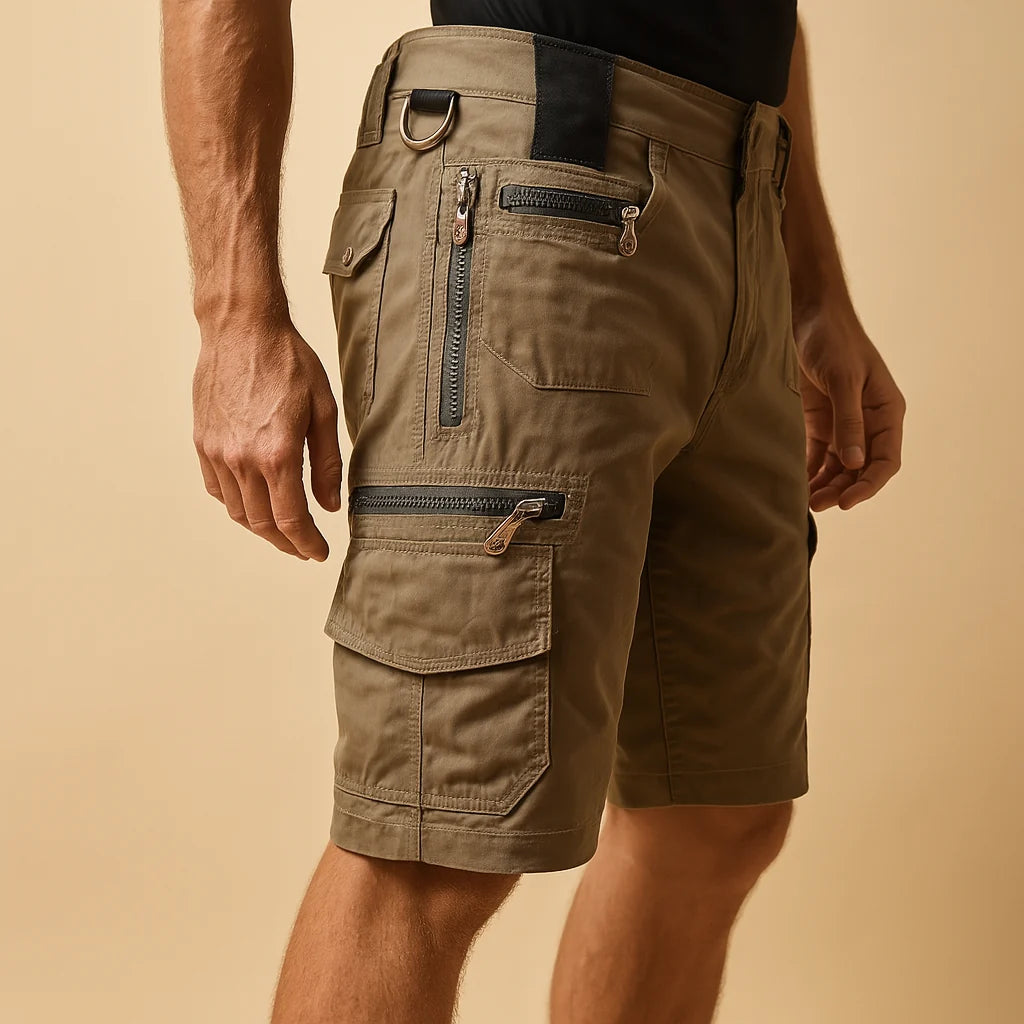 Men's Cargo Shorts with Multiple Pockets