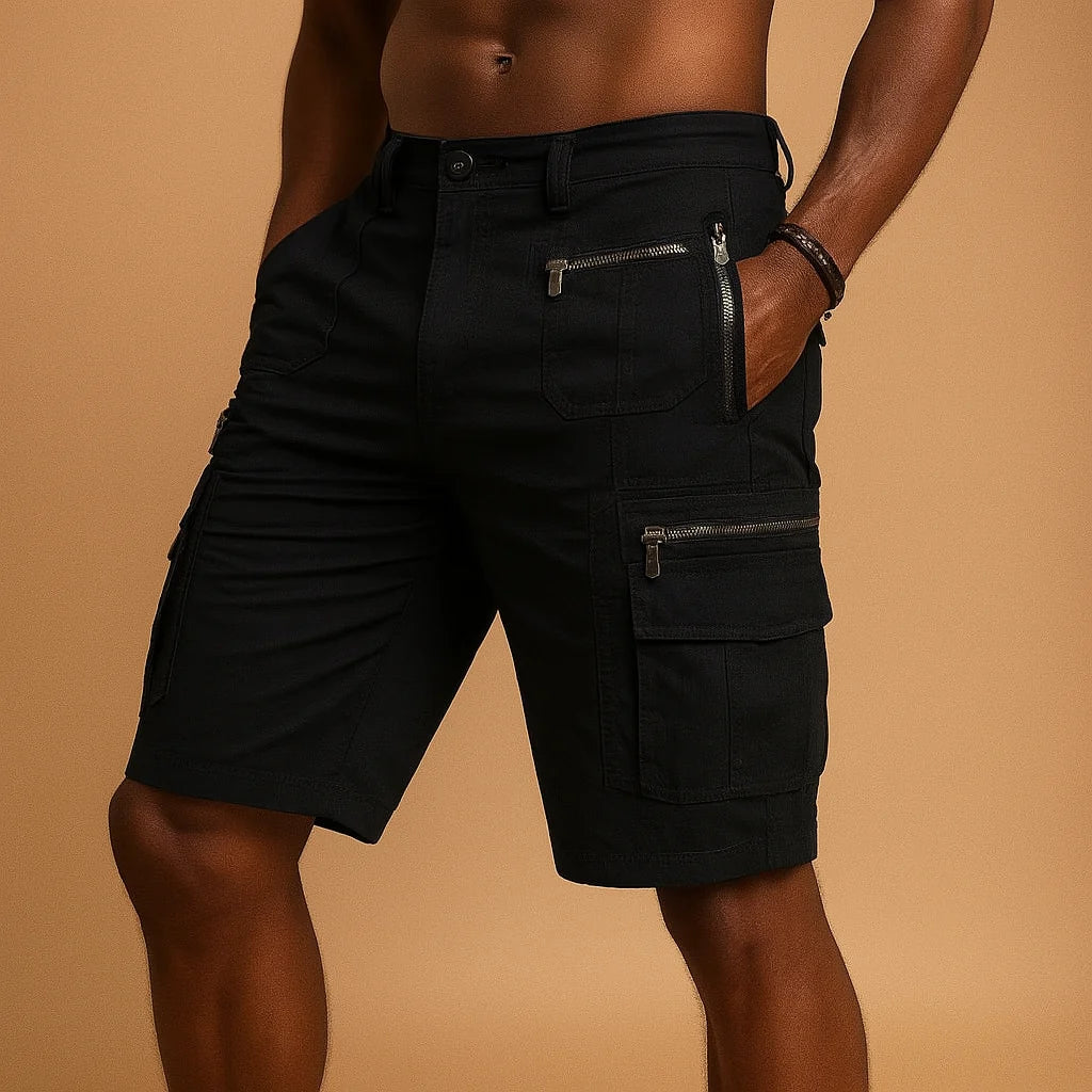 Men's Cargo Shorts with Multiple Pockets for Outdoor Activities