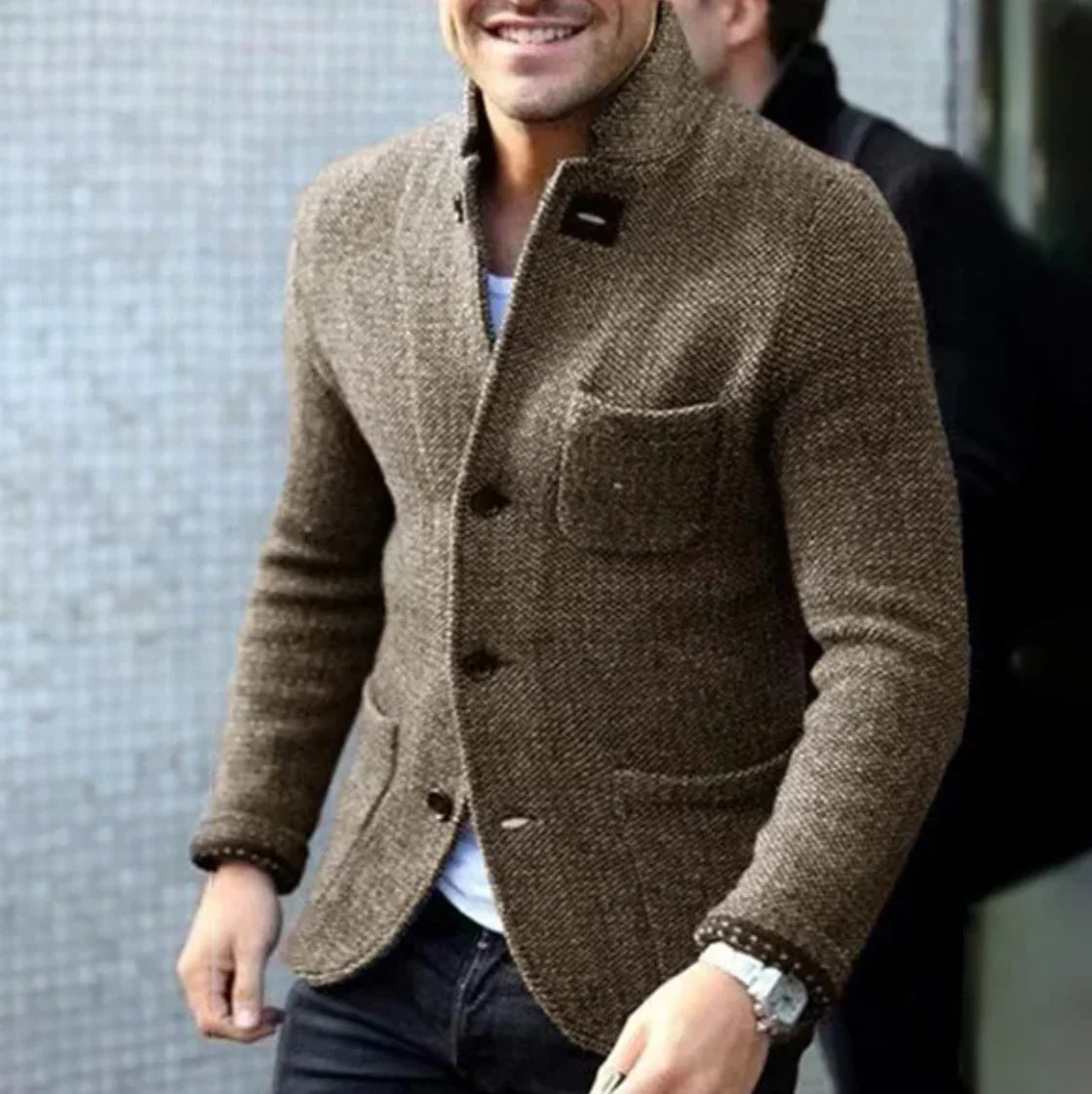 Men's Casual Blazer Jacket for Autumn