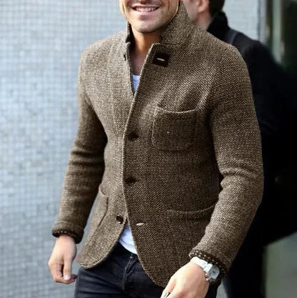 Men's Casual Blazer Jacket for Autumn