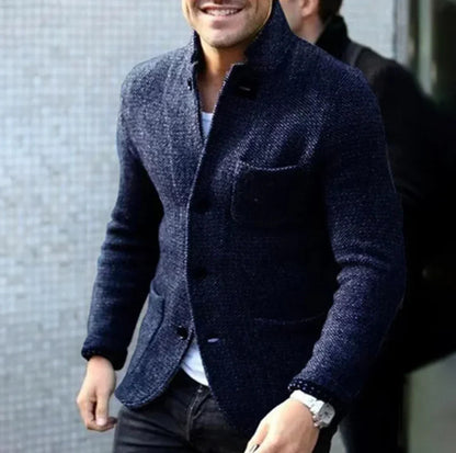 Men's Casual Blazer Jacket for Autumn