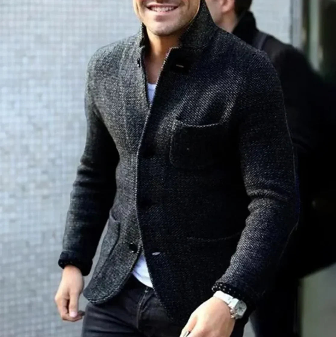 Men's Casual Blazer Jacket for Autumn