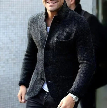 Men's Casual Blazer Jacket for Autumn