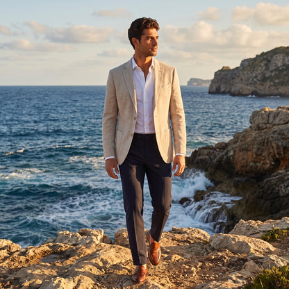 Men's Casual Blazer Jacket for Summer Style