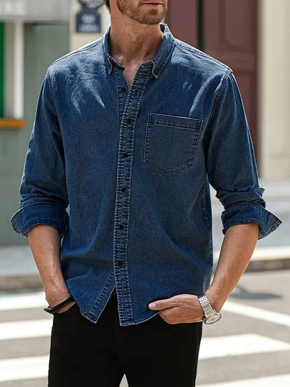 Men's Casual Button-Down Shirt