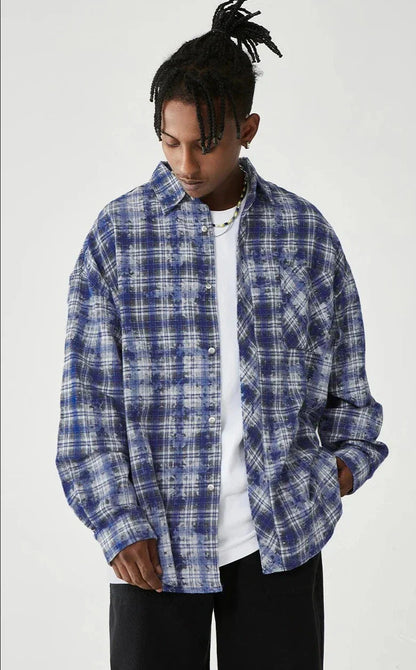 Men's Casual Checkered Shirt