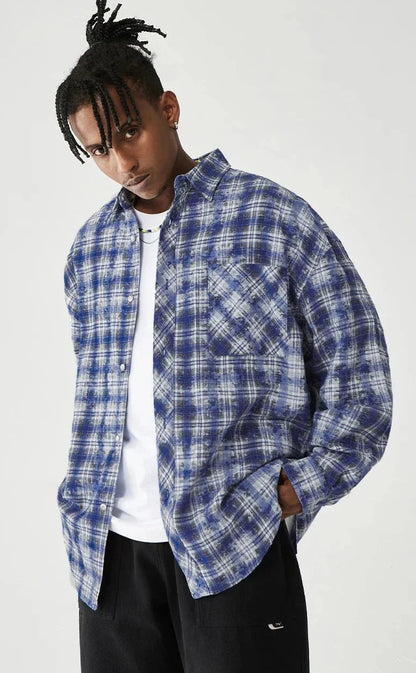 Men's Casual Checkered Shirt
