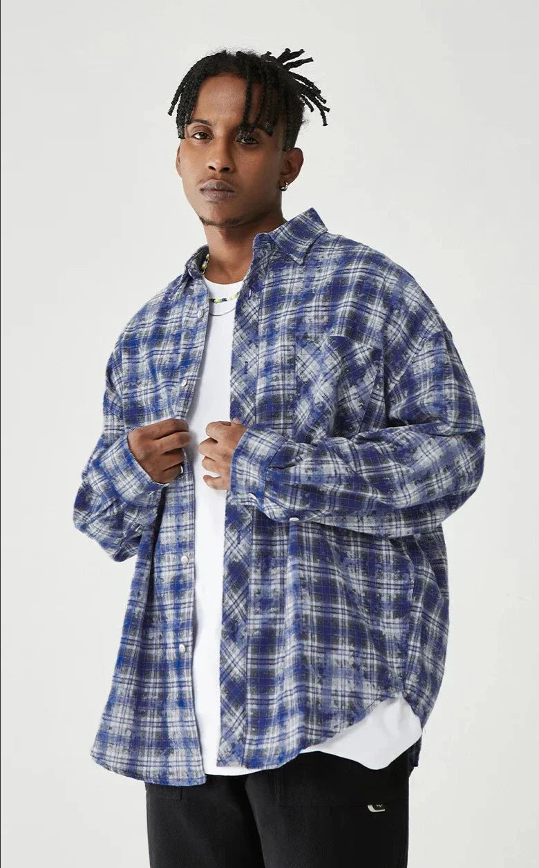 Men's Casual Checkered Shirt