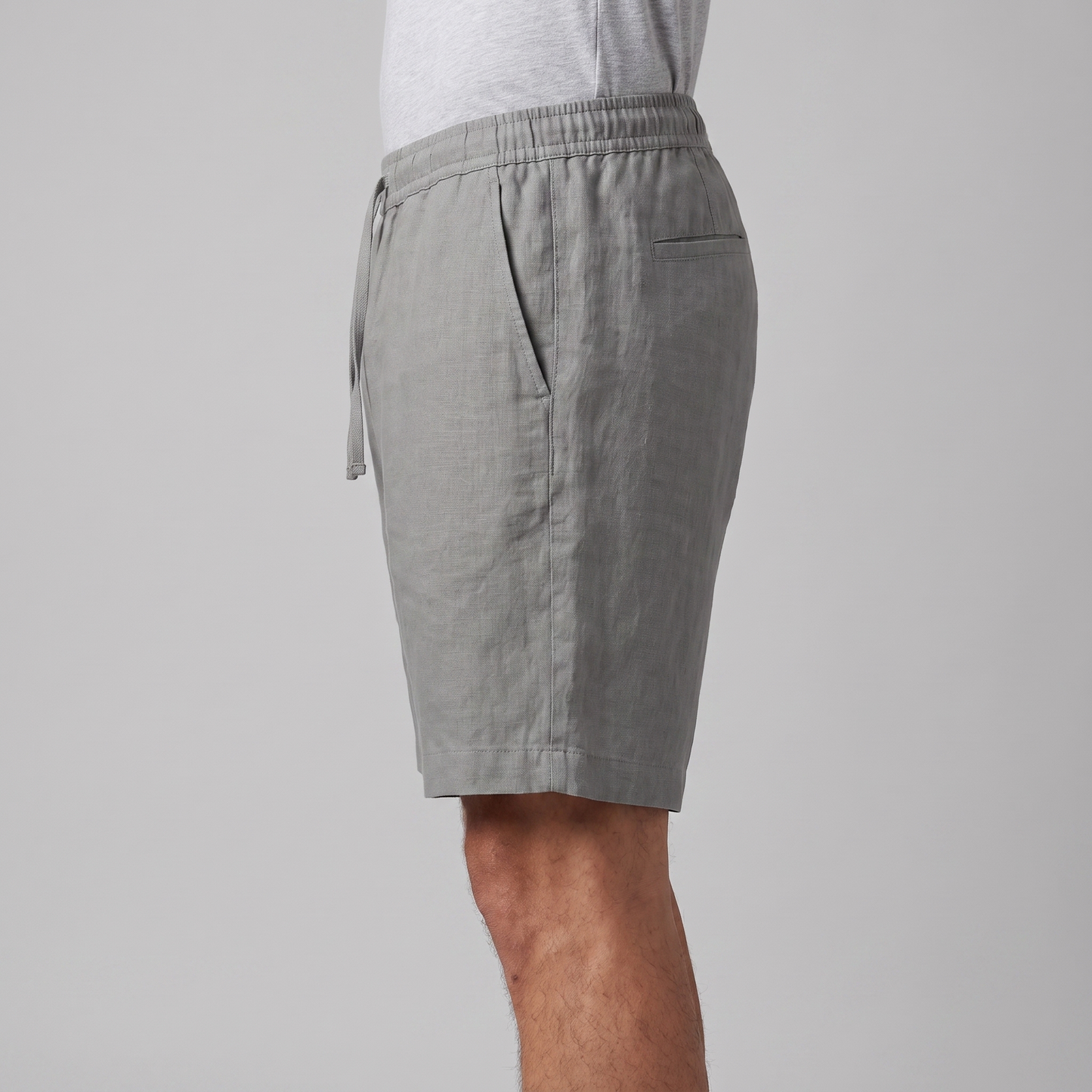 Men's Casual Drawstring Knee-Length Shorts