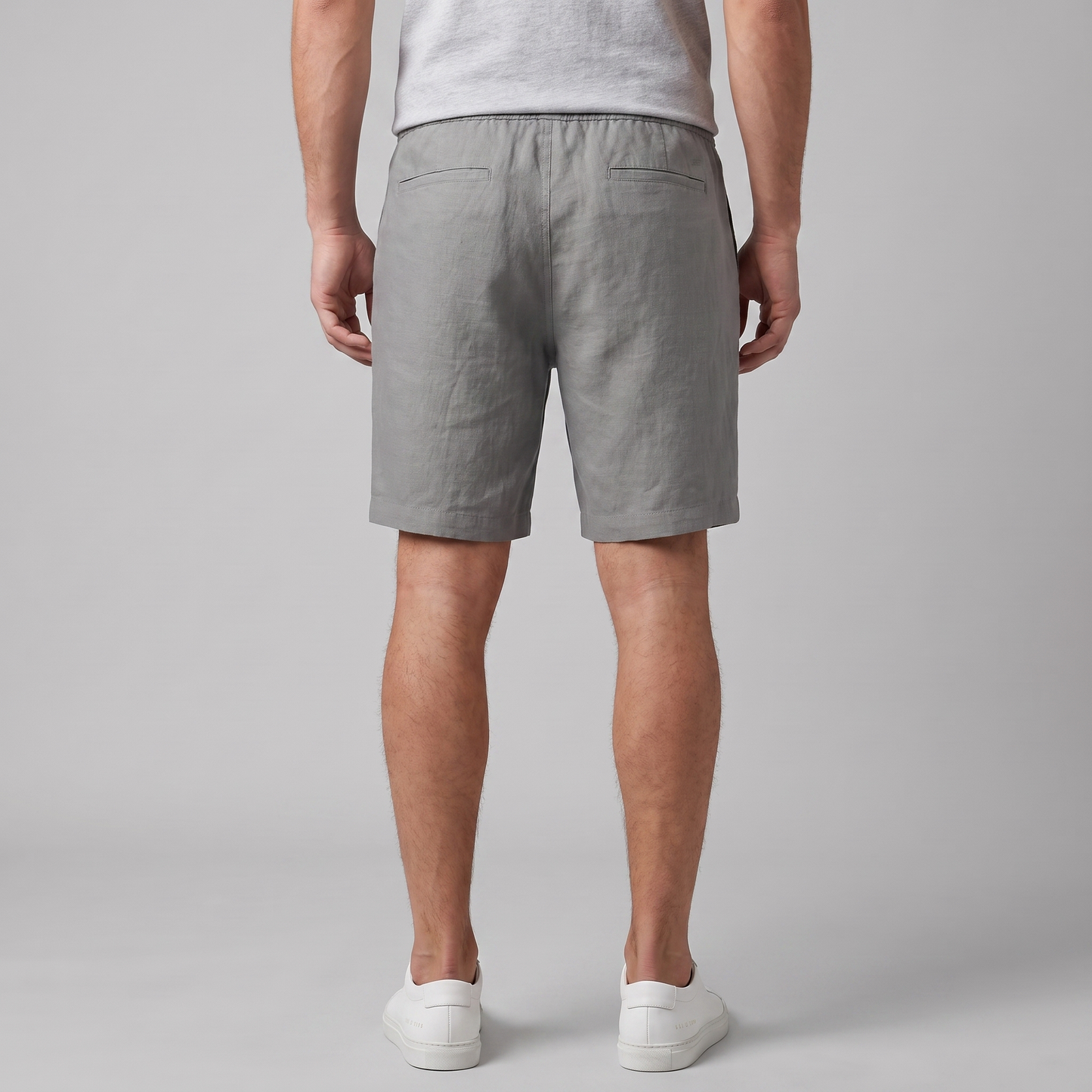 Men's Casual Drawstring Knee-Length Shorts