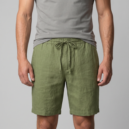 Men's Casual Drawstring Knee-Length Shorts