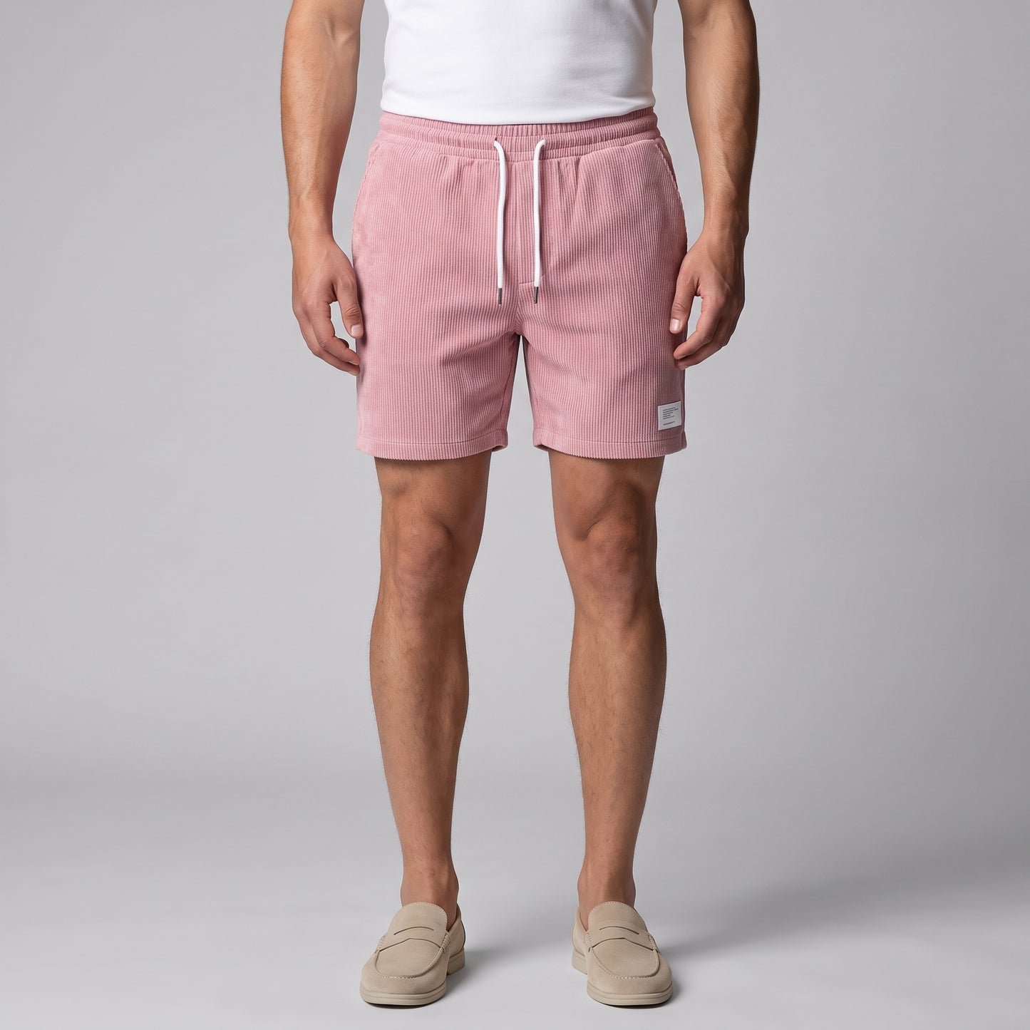 Men's Casual Drawstring Shorts for Summer Comfort