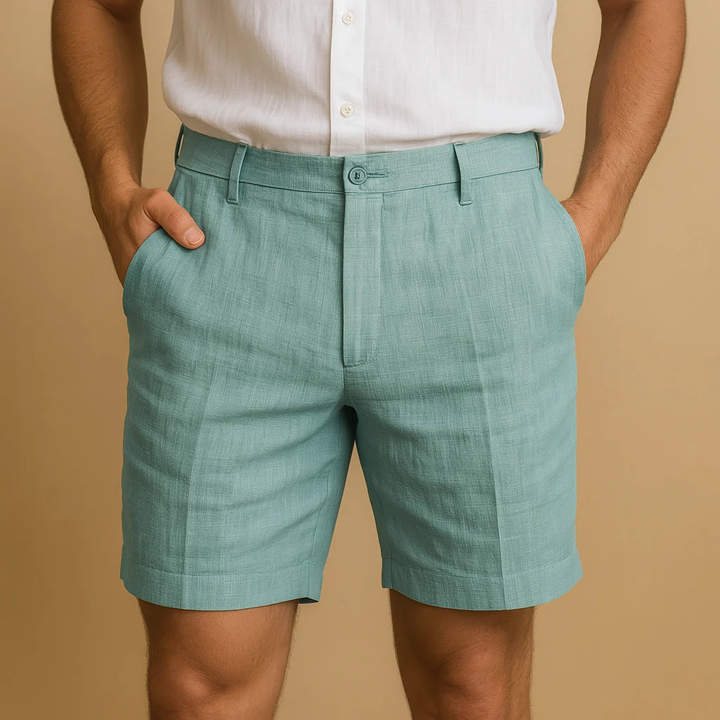 Men's Casual Elastic Waist Shorts