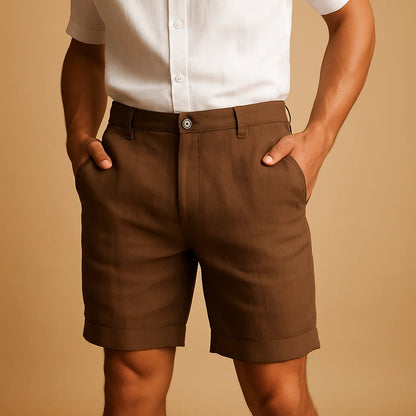 Men's Casual Elastic Waist Shorts