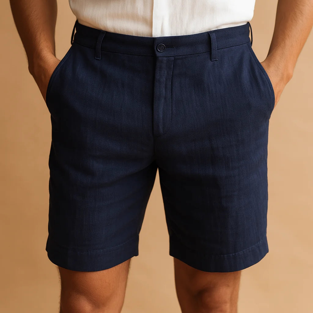 Men's Casual Elastic Waist Shorts