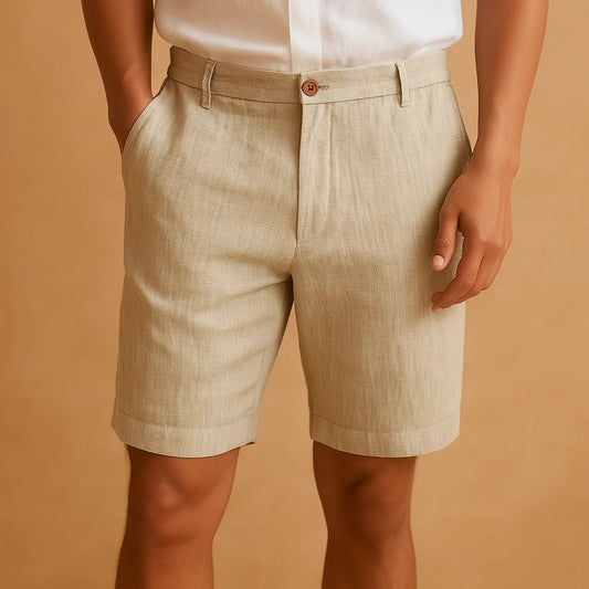 Men's Casual Elastic Waist Shorts