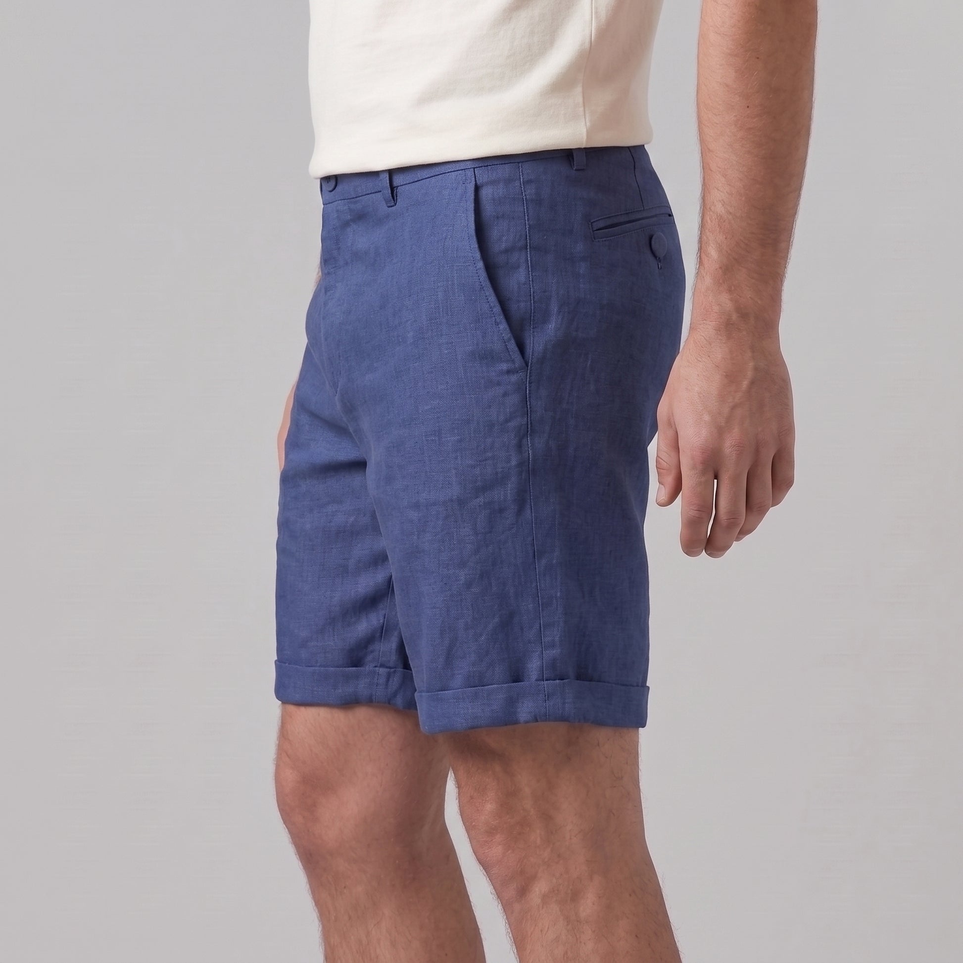 Men's Casual Flat Front Shorts