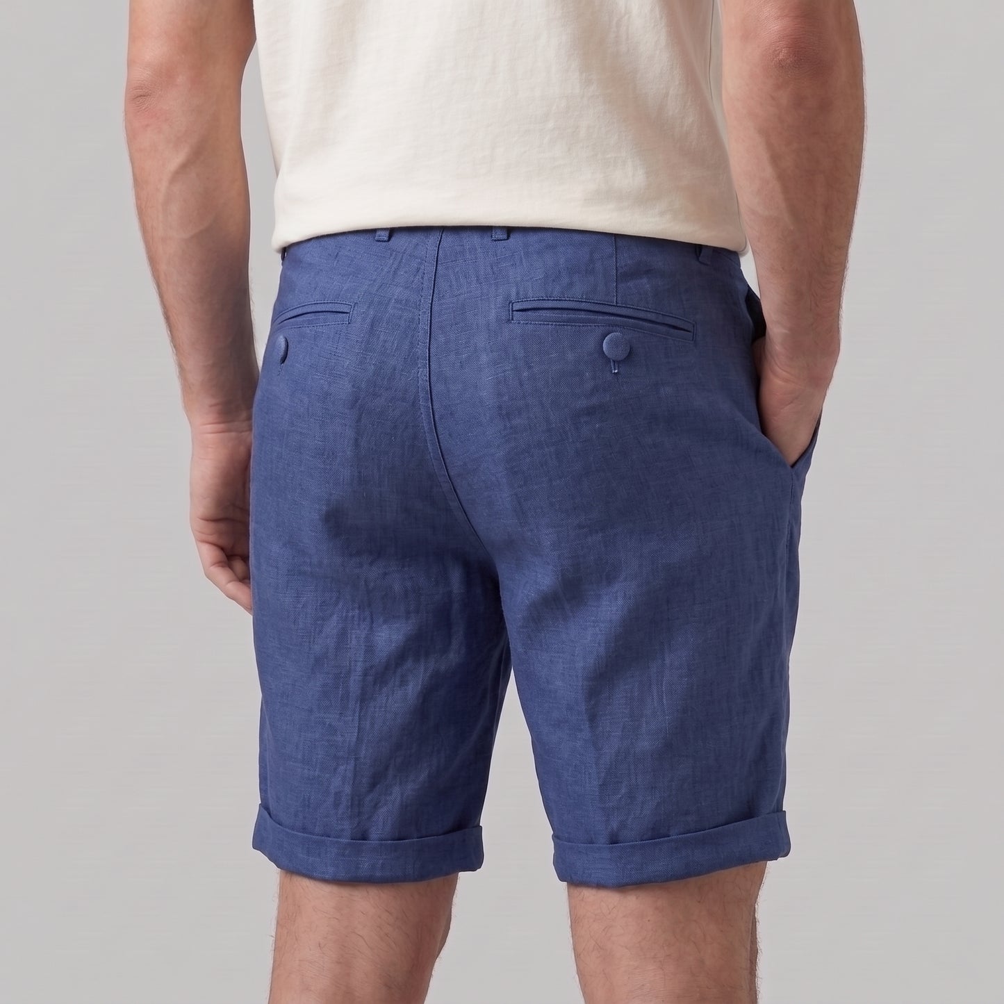 Men's Casual Flat Front Shorts