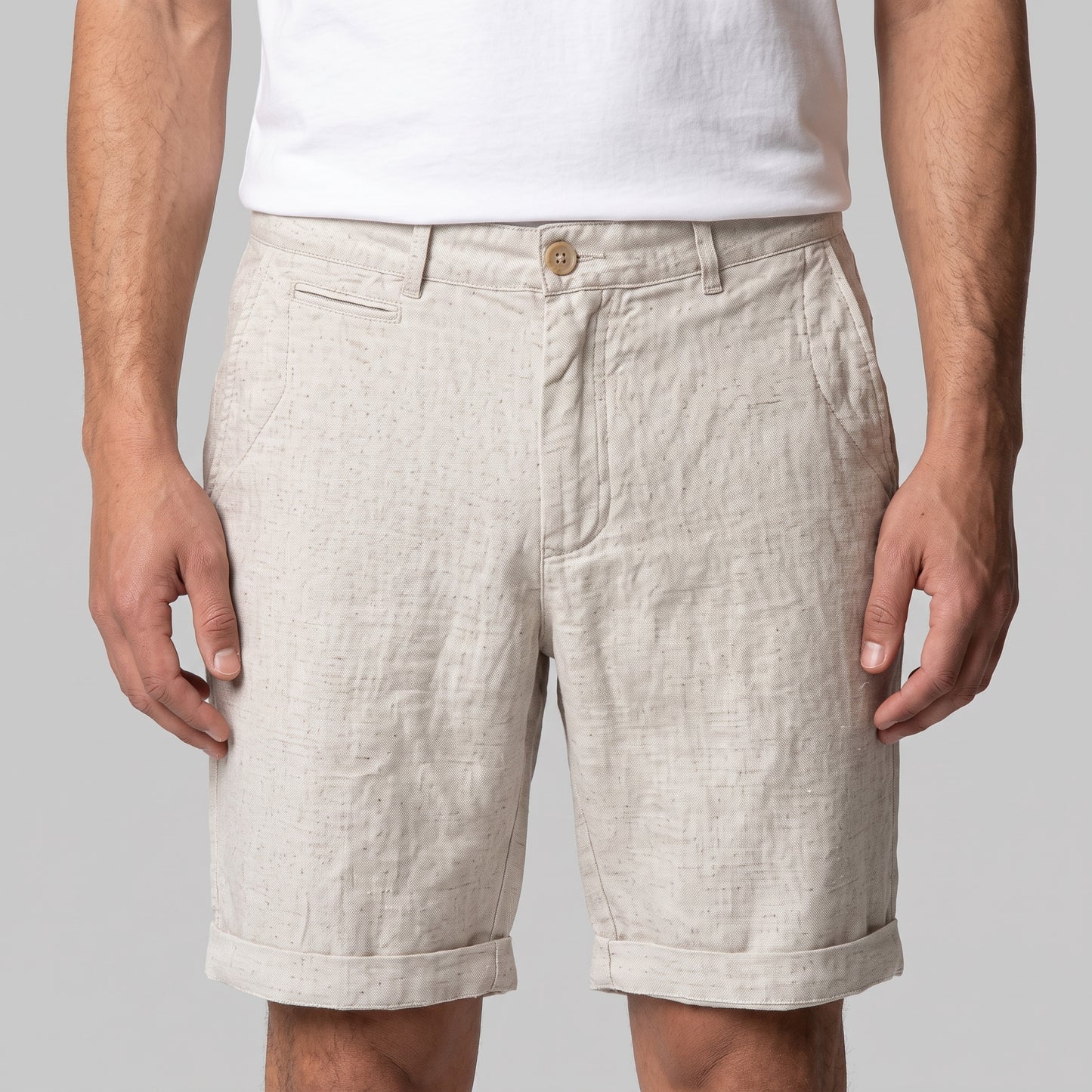 Men's Casual Flat Front Shorts