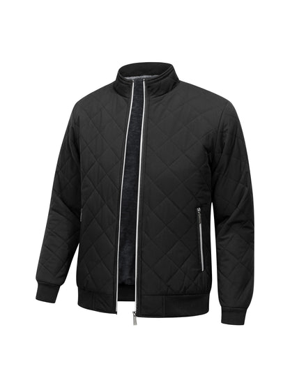 Men's Casual Fleece Puffer Jacket