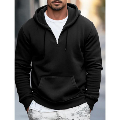 Men's Casual Hoodie with Kangaroo Pocket