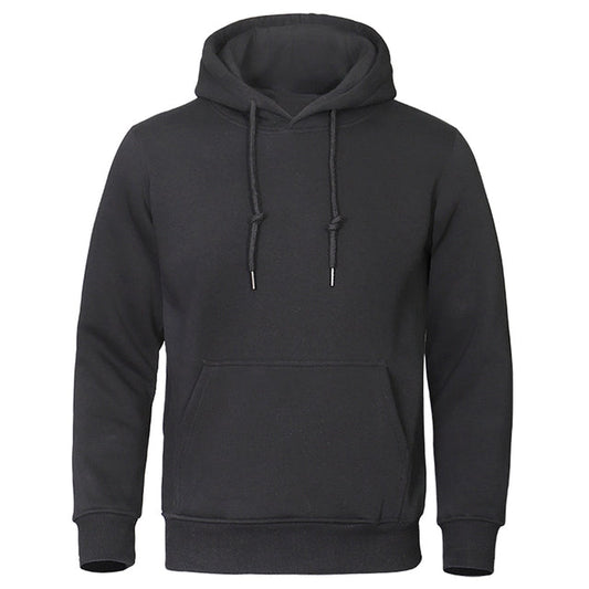 Men's Casual Hoodie with Kangaroo Pockets and Adjustable Drawstrings