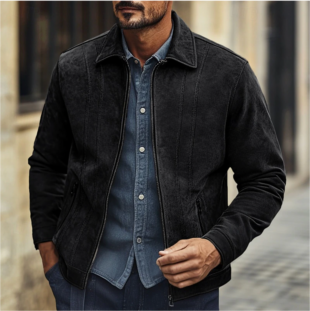 Men's Casual Jacket with Unique Design
