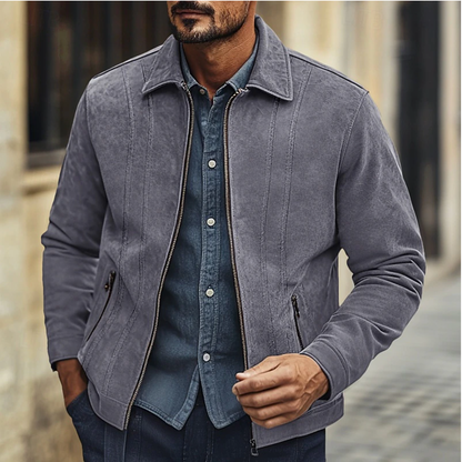 Men's Casual Jacket with Unique Design
