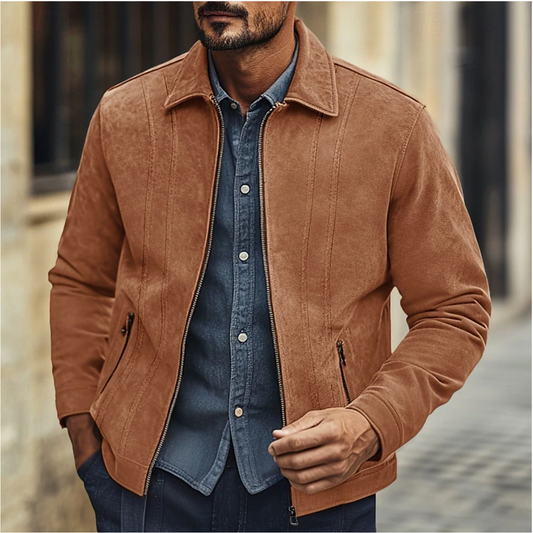 Men's Casual Jacket with Unique Design