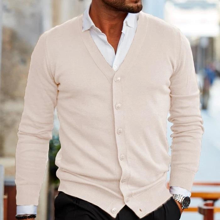 Men's Casual Knit Cardigan