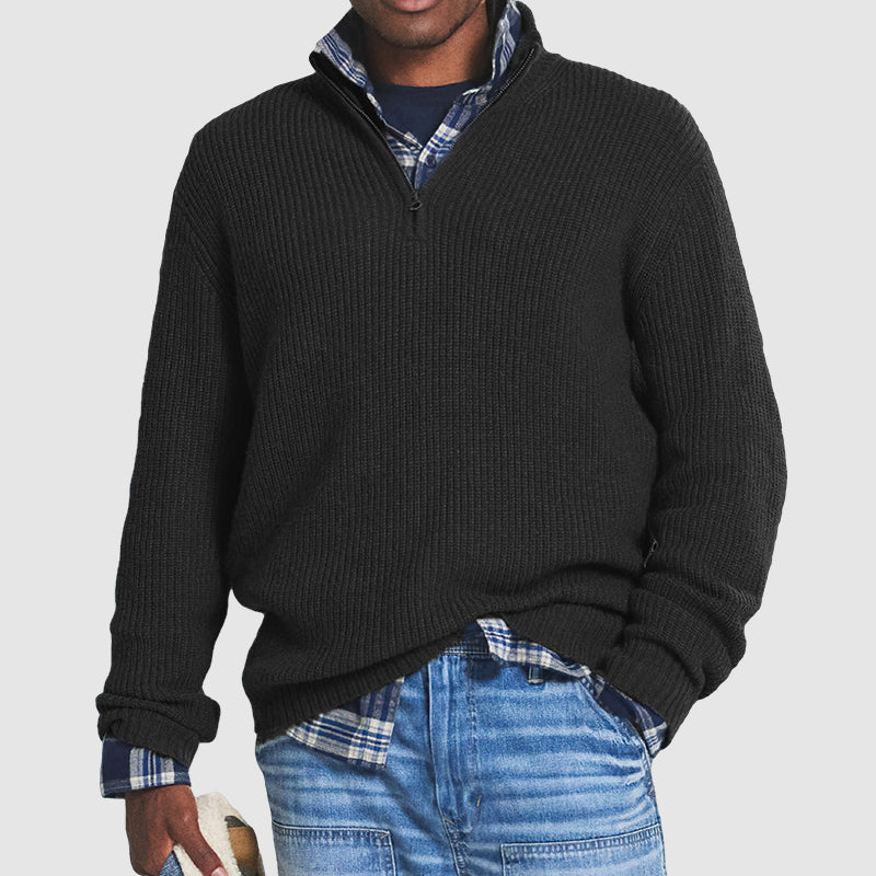 Men's Casual Knitted Sweater for Everyday Wear