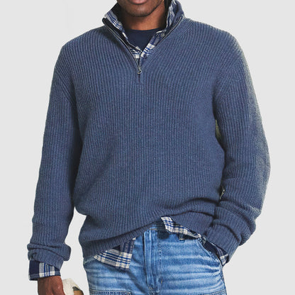 Men's Casual Knitted Sweater for Everyday Wear