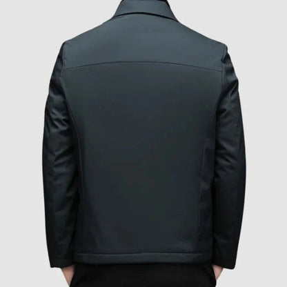 Men's Casual Lightweight Jacket with Collar and Zipper