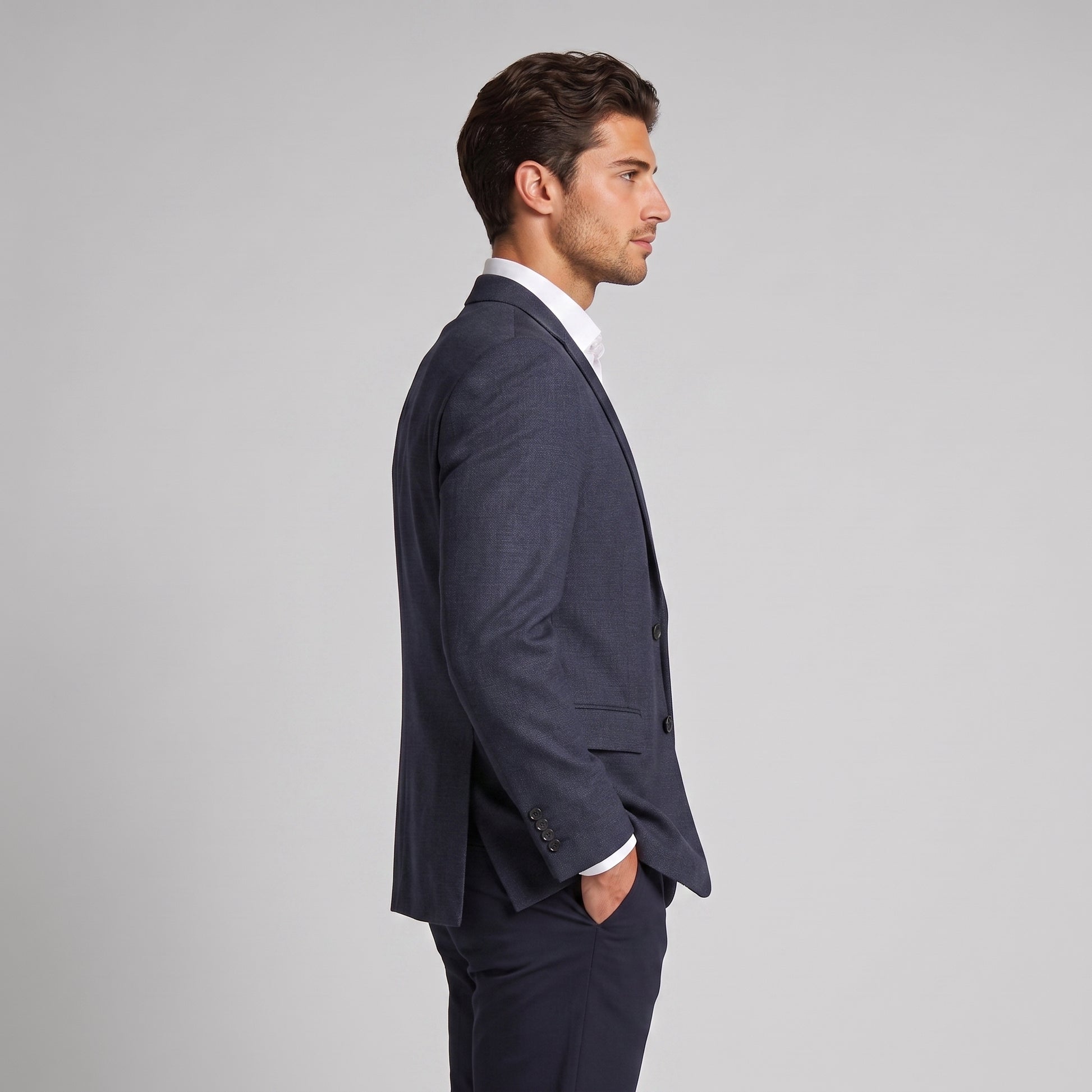 Men's Casual Linen Blazer Jacket