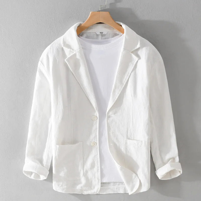 Men's Casual Linen Jacket