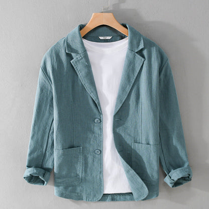Men's Casual Linen Jacket