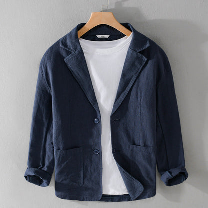 Men's Casual Linen Jacket