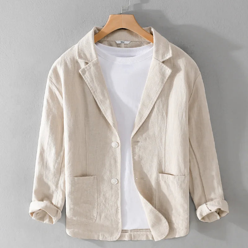 Men's Casual Linen Jacket