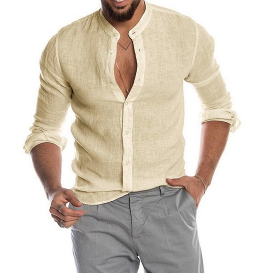 Men's Casual Linen Shirt