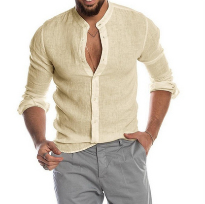 Men's Casual Linen Shirt