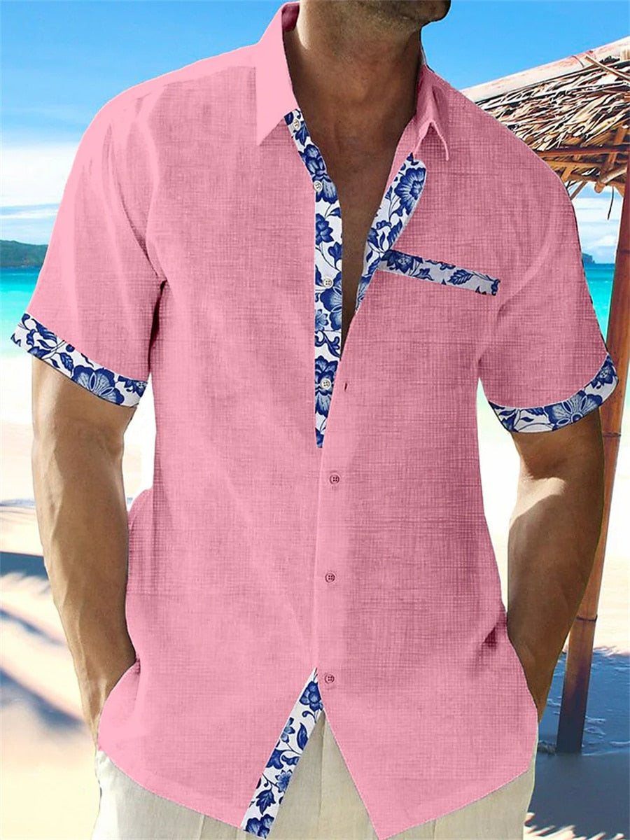 Men's Casual Linen Shirt