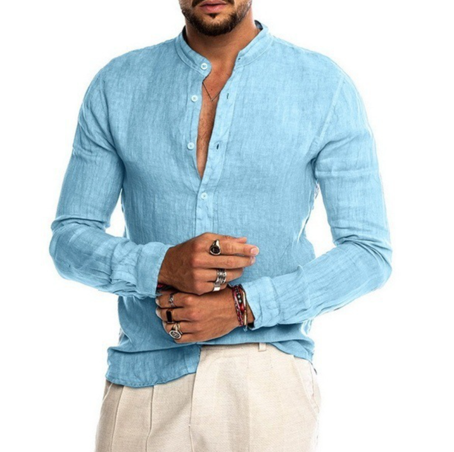 Men's Casual Linen Shirt